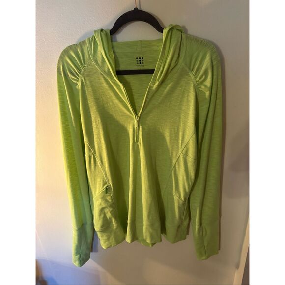 Title Nine 1/4 Zip Hooded Pullover - Picture 1 of 3